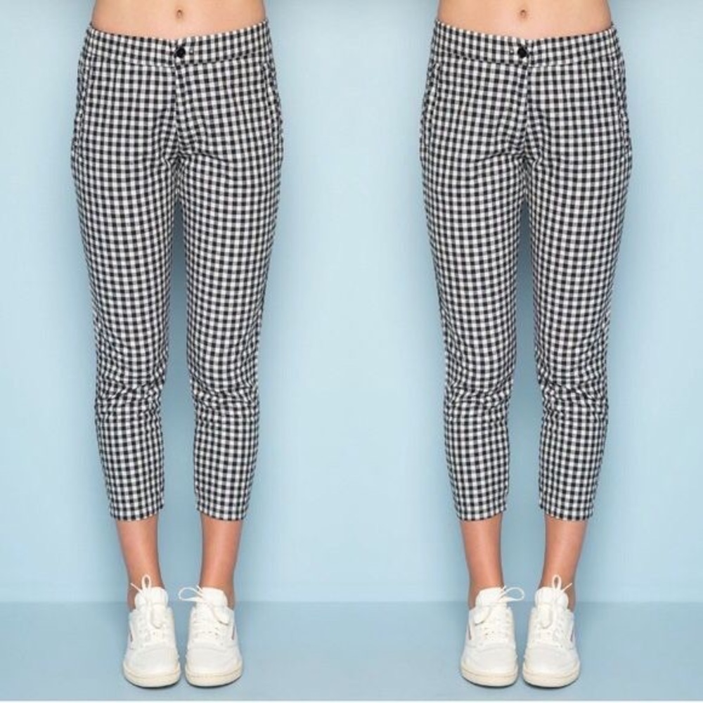 Brandy Melville Gingham Tilden Pants